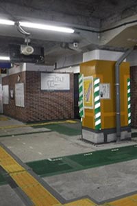 駅改良工事の様子