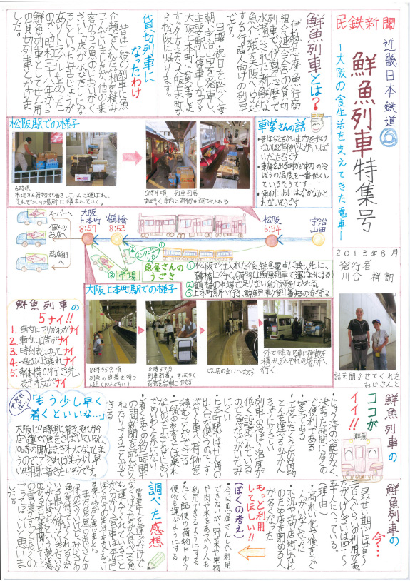 第7回入賞作品 過去の受賞作品 私とみんてつ 小学生新聞コンクール 日本民営鉄道協会