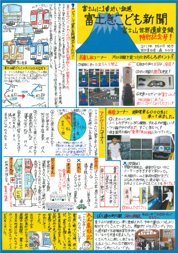 第7回入賞作品 過去の受賞作品 私とみんてつ 小学生新聞コンクール 日本民営鉄道協会